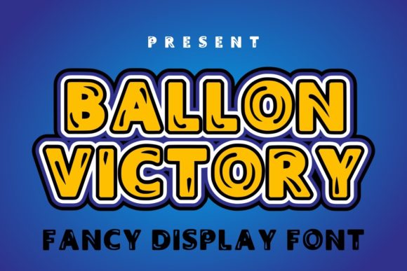 Ballon Victory: A Friendly Display Font for Editorial Design