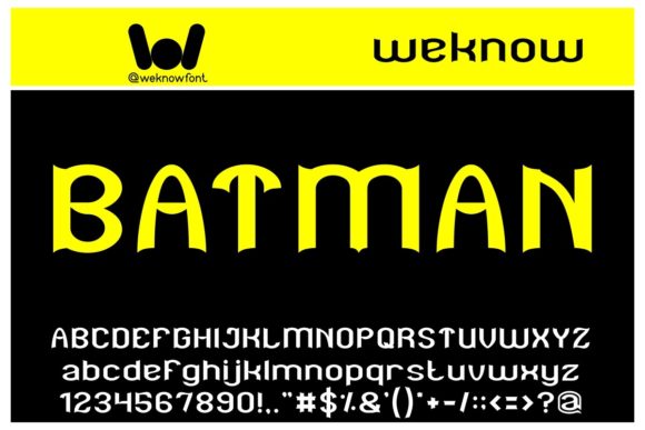 Batman Display Font for Bold Headlines and Brand Identity