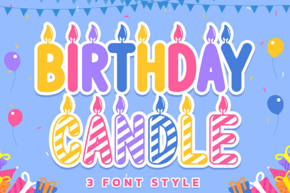 Birthday Candle: A Classy Display Font for Modern Editorial Design