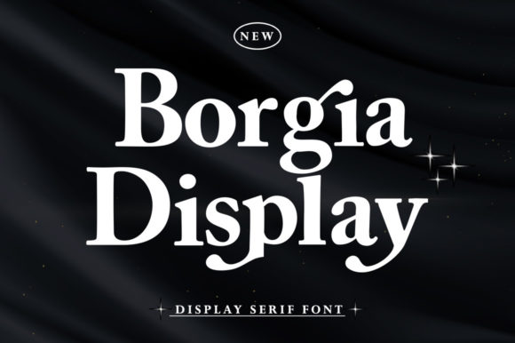 Borgia: A Bold Display Font for Impactful Design
