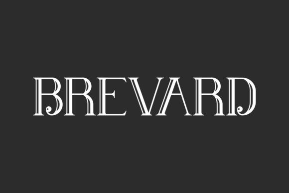 Brevard Display Font for Handmade Branding