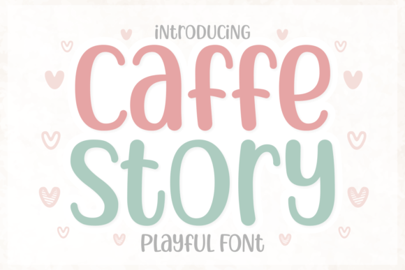 Caffe Story Display Font for Playful, Handmade Charm