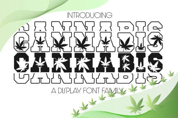 Cannabis Font: A Fresh Display Font for Brand Builders
