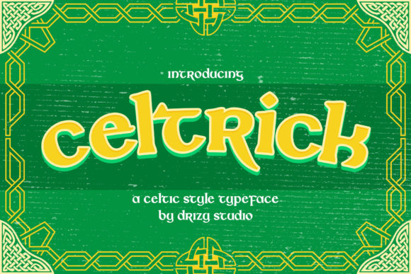 Celtrick Font: Mystical Display Typeface for Handmade Creators