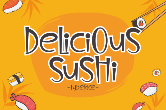 Delicious Sushi Font for Modern Digital Branding