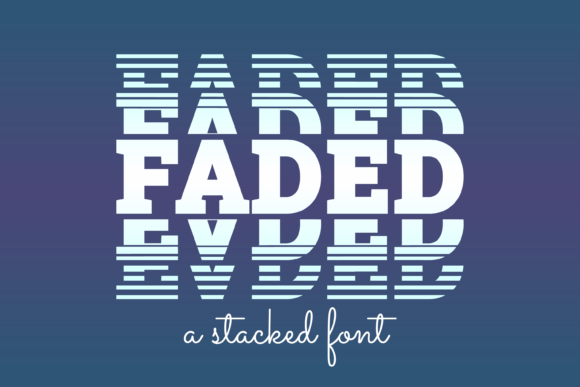 Faded Font for Handmade Creators