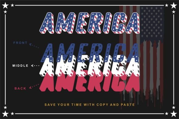 Freedom Usa Display Font for Patriotic Branding
