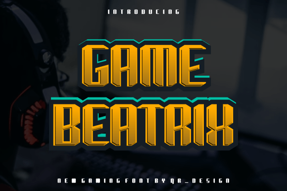 Game Beatrix: A Bold Display Font That Elevates Real Branding