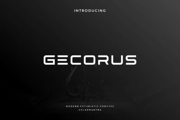 Gecorus: A Futuristic Display Font for Modern Campaigns