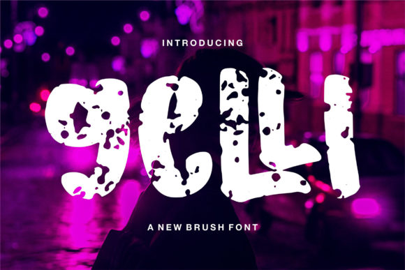 Gelli Font: A Brush Display Typeface for Elegant Branding