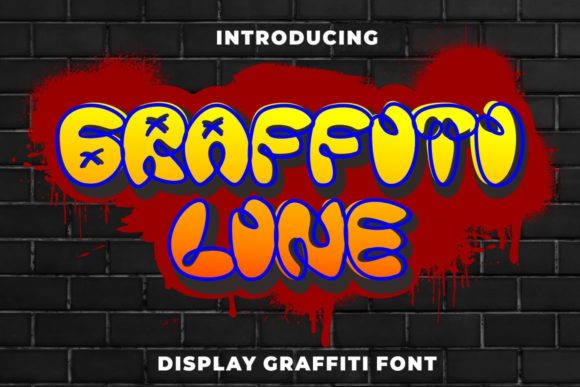 Graffiti Line Font for Bold, Street-Smart Branding