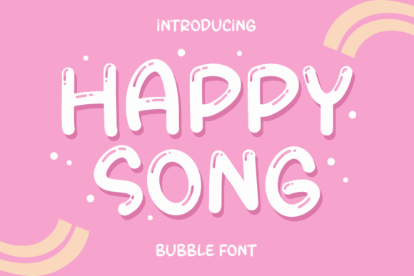 Happy Song Display Font for Handmade Makers
