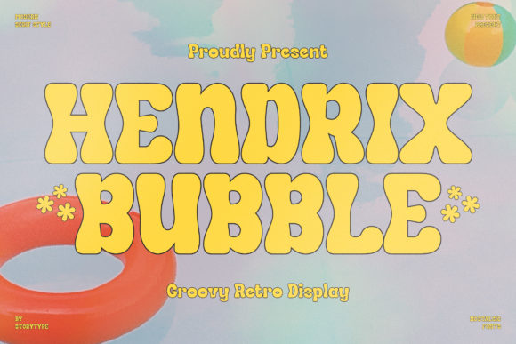 Hendrix Bubble: A Modern Display Font for Elegant Digital Branding