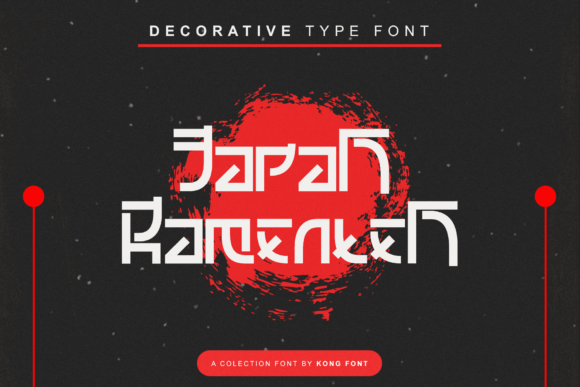 Japan Ramenten: A Modern Japanese-Inspired Display Font for Thoughtful Design