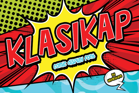 Klasikap Comic Display Font for High-Impact Campaigns