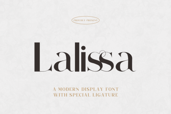 Lalissa Font: A Cute & Unique Display Typeface for Creative Campaigns