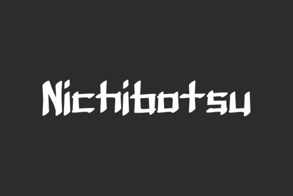 Nichibotsu: A Bold Japanese Display Font for Scroll-Stopping Visuals