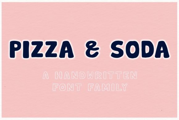 Pizza Soda Font: Bold, Fun Display Fonts for Small Business Branding