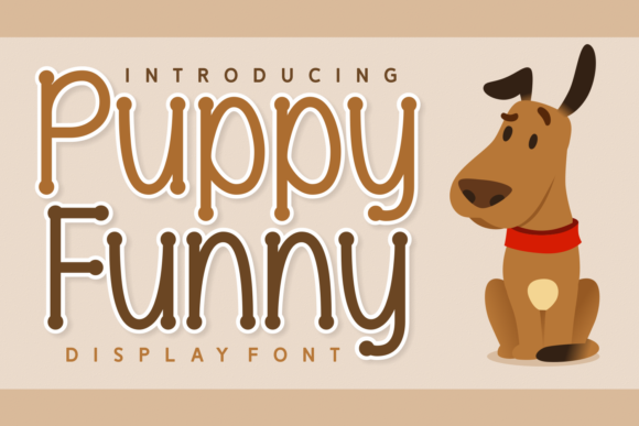 Puppy Funny Display Font for Playful Digital Branding