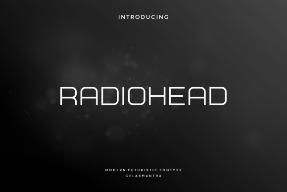 Radiohead Font: A Futuristic Display Typeface for Editorial Design