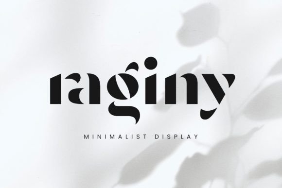 Raginy: An Art-Nouveau Display Font for Editorial Elegance