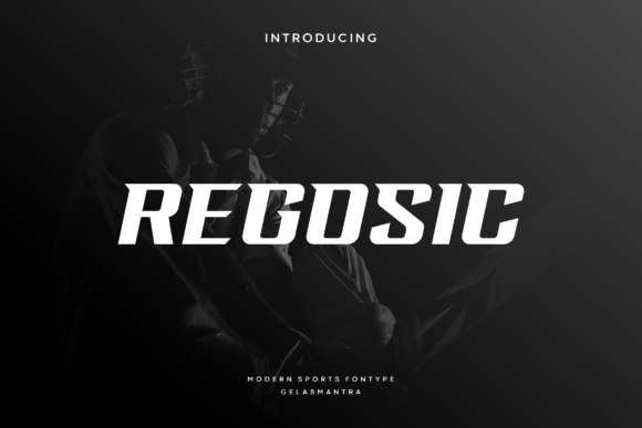 Regosic: A High-Energy Display Font for Sports and Automotive Branding