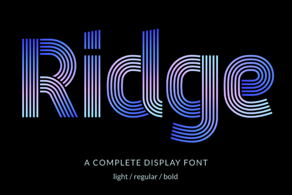 Ridge 5: A Thoughtful Display Font for Editorial Calm
