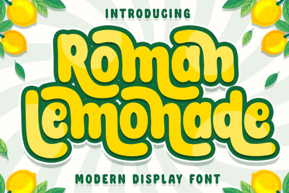 Roman Lemonade Font for Playful, Professional Branding