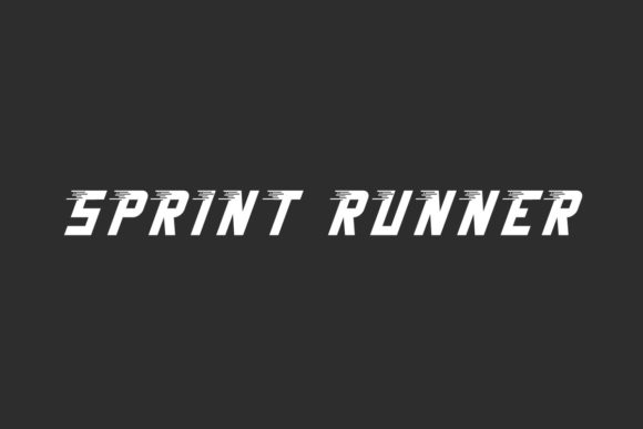Sprint Runner Display Font for High-Energy Branding