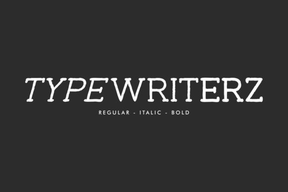 Typewriterz Display Font for Standout Creative Campaigns