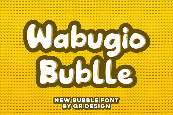 Wabugio Bublle: A Cute, Whimsical Display Font for Campaigns That Feel Human