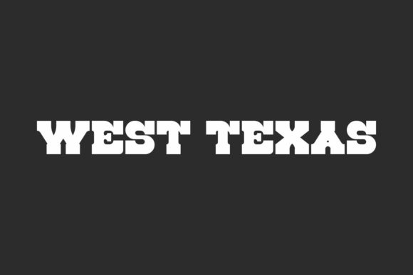 West Texas Font: Bold Western Display Fonts for Brand Identity